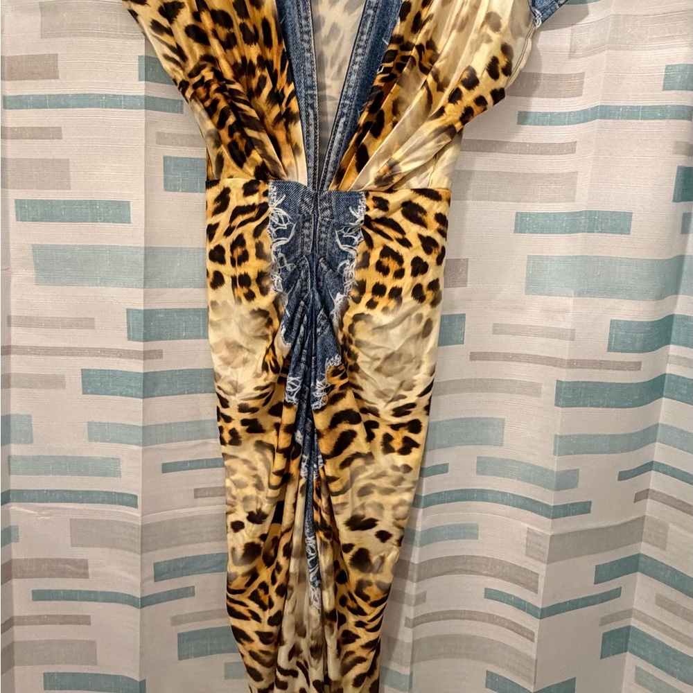 Leopard Print Maxi Dress